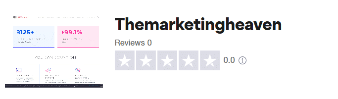 Marketing Heaven has 0 reviews on TrustPilot