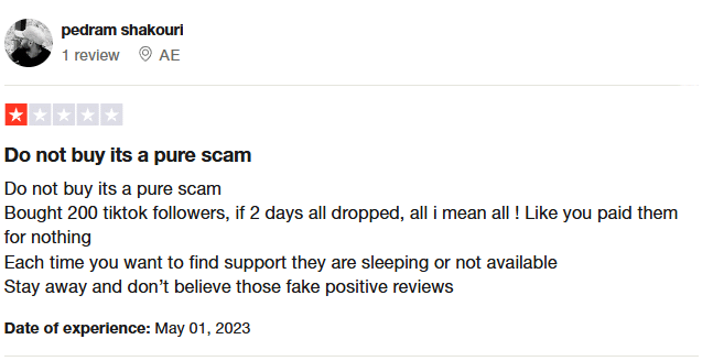 Celebian Users Rating - Pure Scam